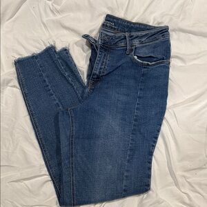 Old Navy Women's Dark Blue Ankle Jeans